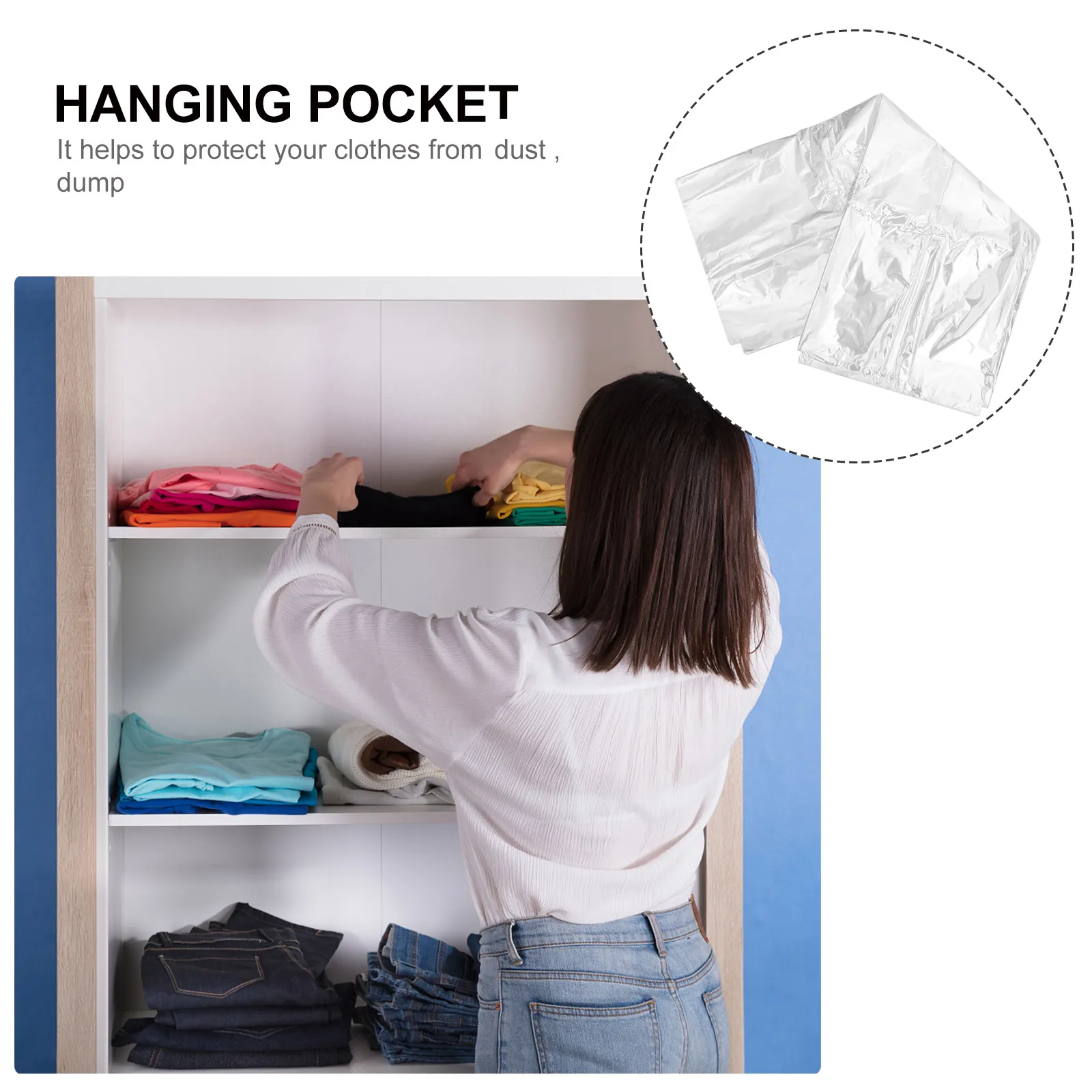 50pcs Garment Cover Transparent Dustproof Clothes Storage Bag For Suit Coat Hanger Ideal Home Travel Wardrobe
50pcs Garment Cover Transparent Dustproof Clothes Storage Bag For Suit Coat Hanger Ideal Home Travel Wardrobe