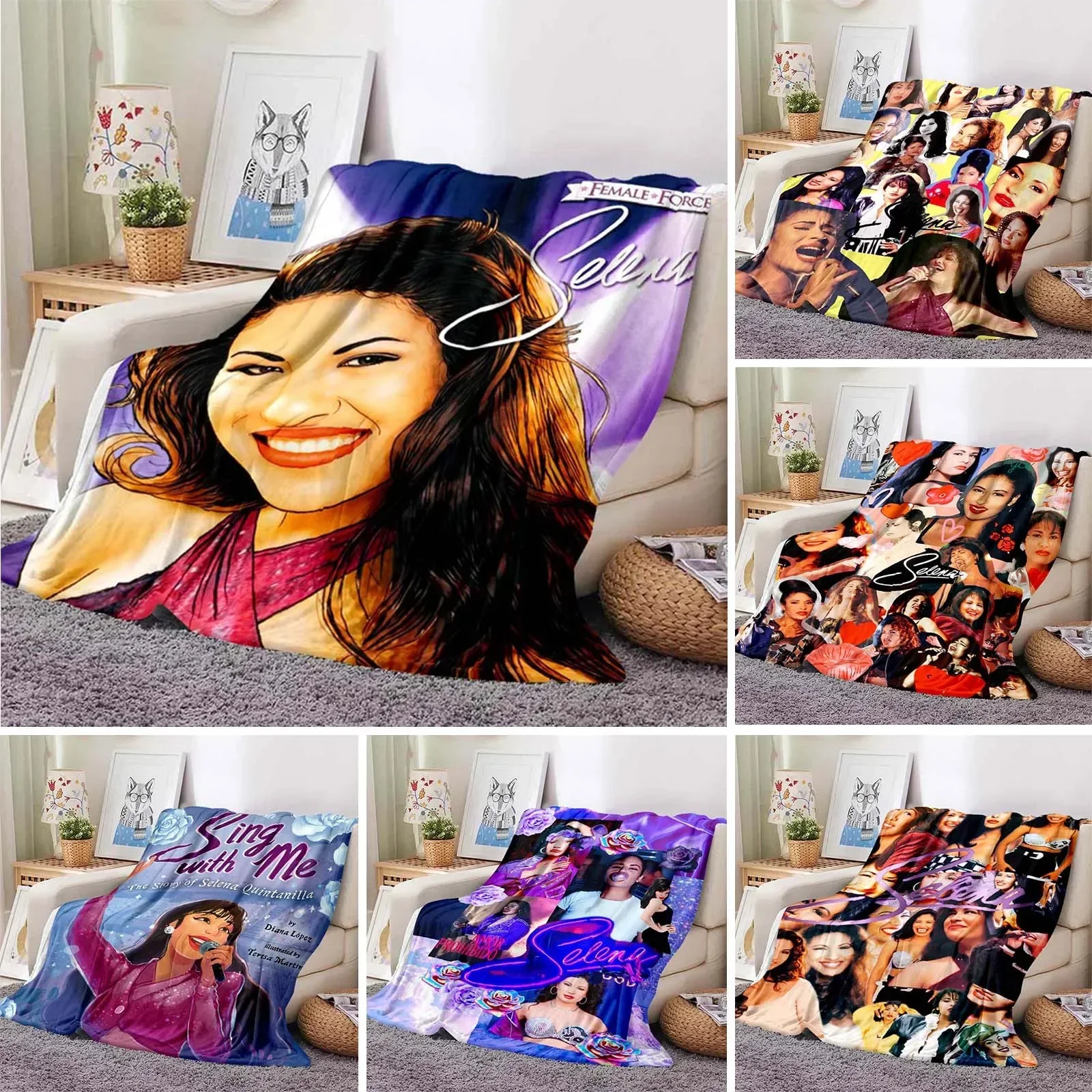 Плед из флиса Selena Quintanilla Sakura Beauty, мягкий многофункциональный плед для дивана, для использования на улице, декоративное одеяло для дома
Плед из флиса Selena Quintanilla Sakura Beauty, мягкий многофункциональный плед для дивана, для использования на улице, декоративное одеяло для дома