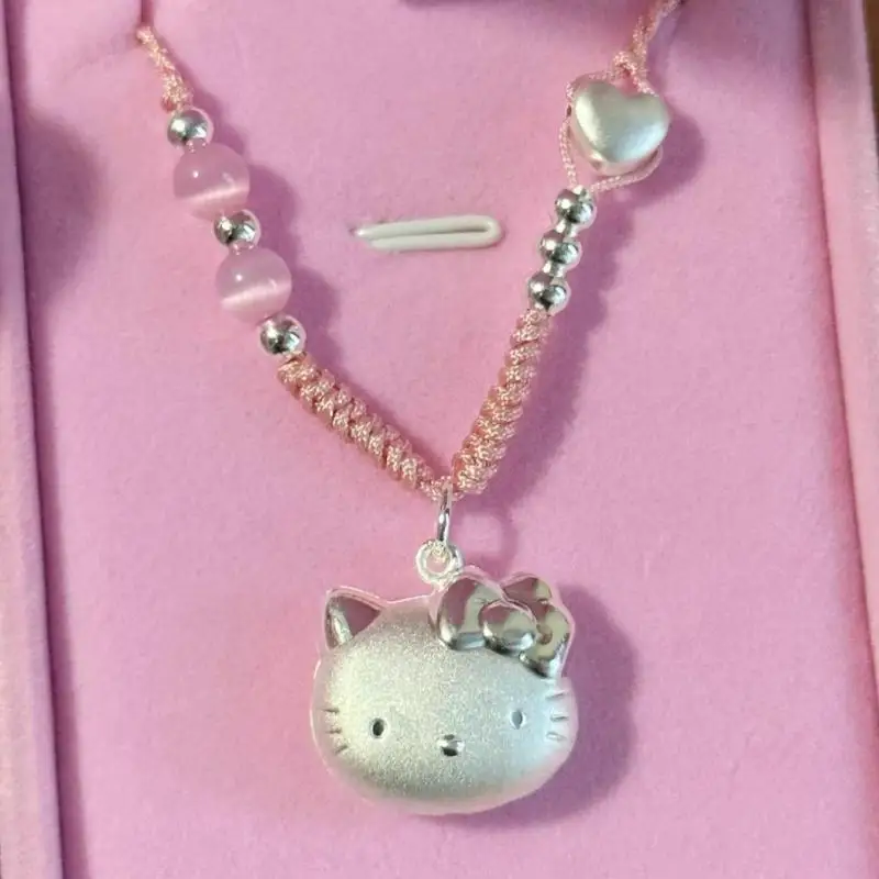 Серебряное ожерелье Hello Kitty аниме мультфильм Sanrio Hellokitty кулон студенческое ожерелье кулон для пар ожерелье подарок
Серебряное ожерелье Hello Kitty аниме мультфильм Sanrio Hellokitty кулон студенческое ожерелье кулон для пар ожерелье подарок