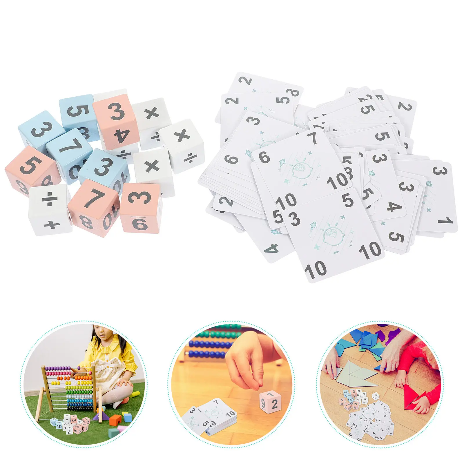 1Set Cube Montessori Early Education Math Game for Toddlers Kids Learning Counting Intellectual Wooden Math
1Set Cube Montessori Early Education Math Game for Toddlers Kids Learning Counting Intellectual Wooden Math