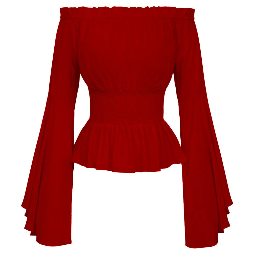 Renaissance Blouse Peasant Women Off Shoulder Sleeves Shirt Boho Steampunk Pirate Medieval Cosplay Costume Corset Vintage Tops
Renaissance Blouse Peasant Women Off Shoulder Sleeves Shirt Boho Steampunk Pirate Medieval Cosplay Costume Corset Vintage Tops