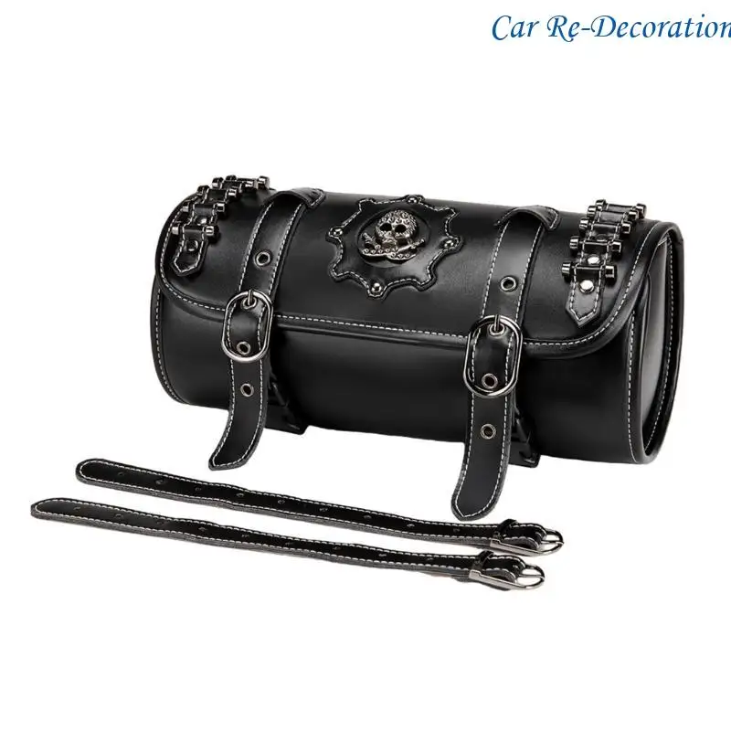R58D Motorcycle PU Storage Front Bag Front Fork Handlebar Bag Vintage Tool Saddlebag Skull Pattern Motorbike Tool Bag
R58D Motorcycle PU Storage Front Bag Front Fork Handlebar Bag Vintage Tool Saddlebag Skull Pattern Motorbike Tool Bag
