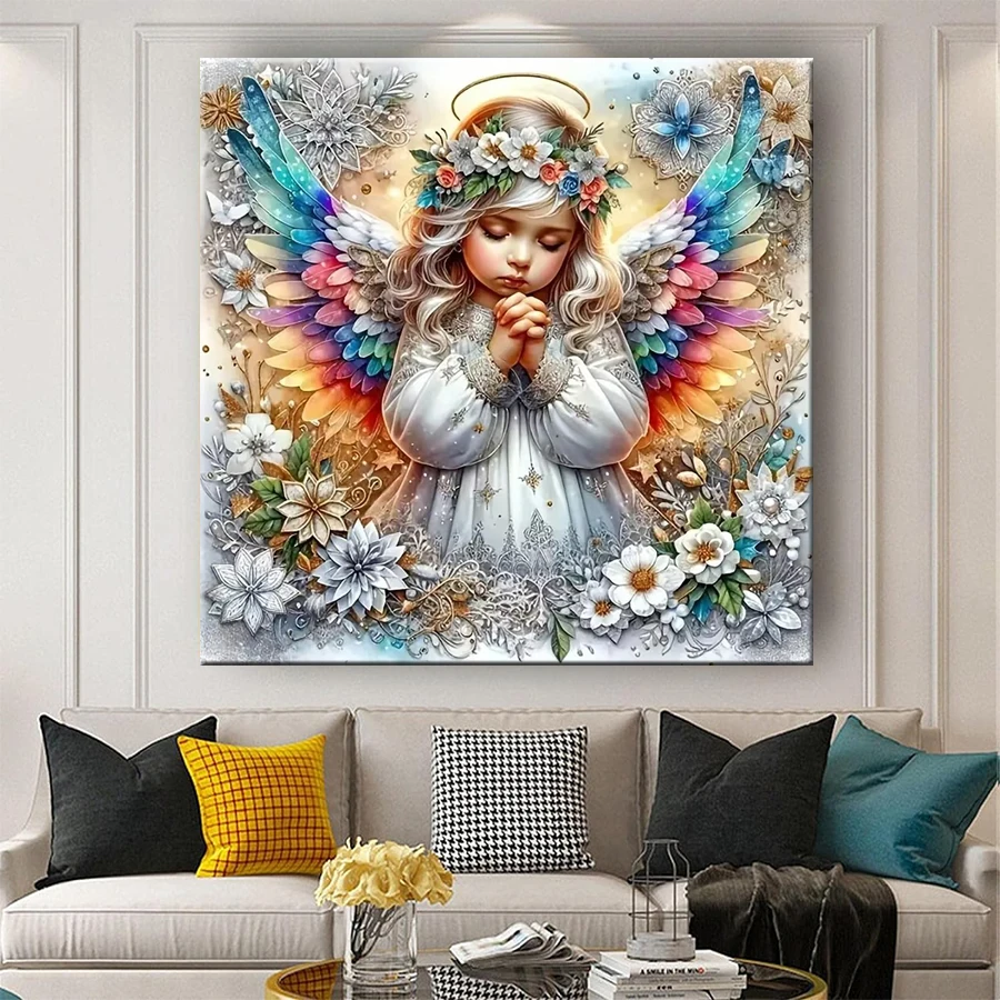 5D DIY Diamond Painting Kit New Cute Angel Girl Flower Cross Stitch Diy Diamond Embroidery Picture Mosaic Art
5D DIY Diamond Painting Kit New Cute Angel Girl Flower Cross Stitch Diy Diamond Embroidery Picture Mosaic Art