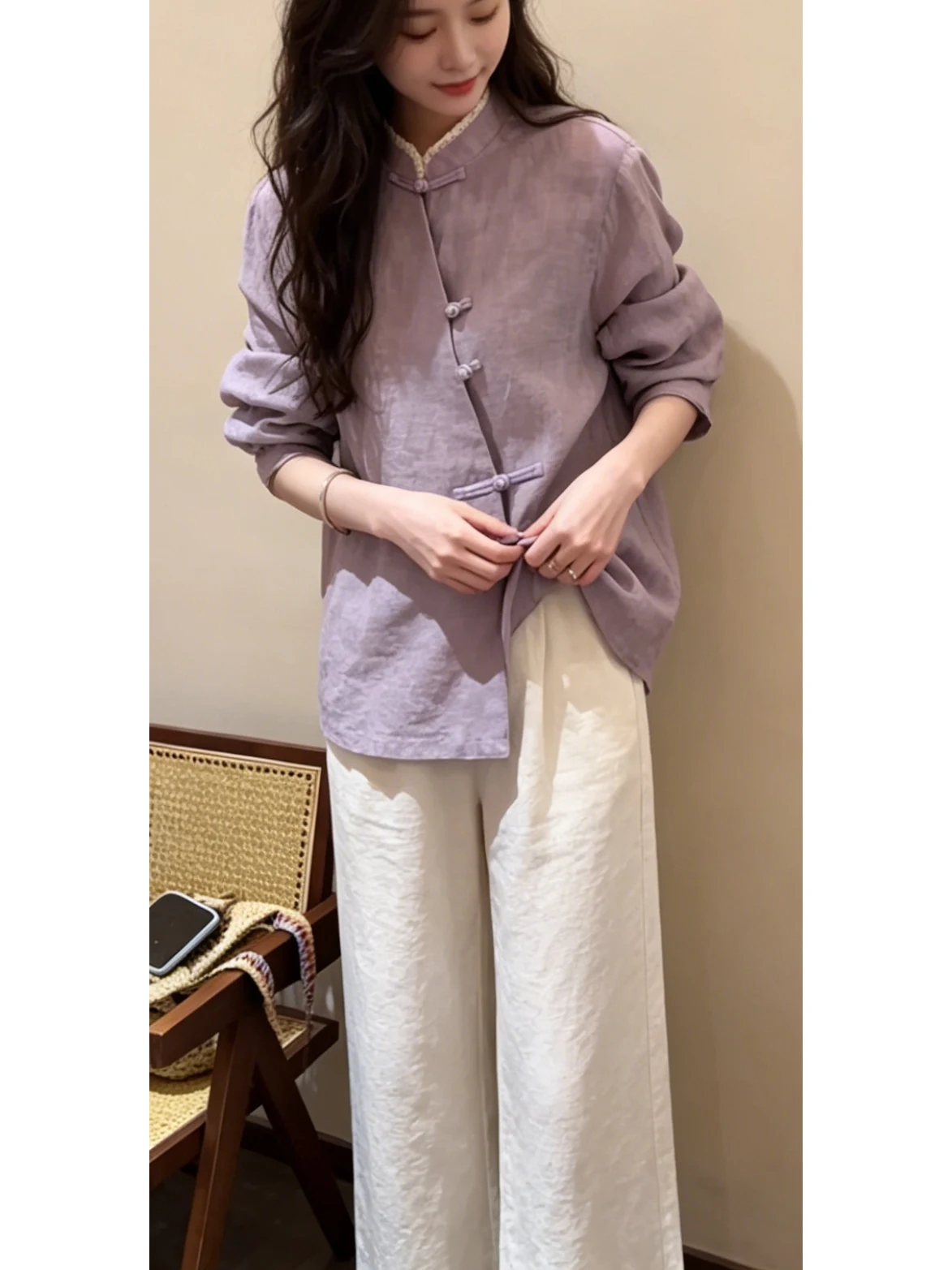 New Chinese Sle National Trend Button up Collar Long Sve Summer New Super Beautiful Linen Sun Protection irt
New Chinese Sle National Trend Button up Collar Long Sve Summer New Super Beautiful Linen Sun Protection irt