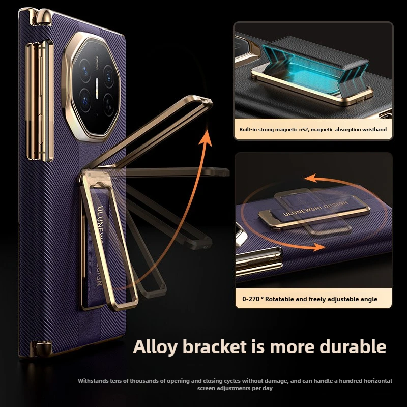 【Wristband Stand】for Huawei Mate XTs Case New Luxury Genuine Leather Case Mate XT Magnetic Center Axis Back Case for Mate XT
【Wristband Stand】for Huawei Mate XTs Case New Luxury Genuine Leather Case Mate XT Magnetic Center Axis Back Case for Mate XT