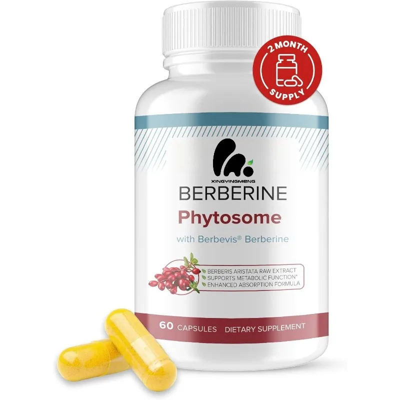 Berberine plant complex 550mg - used for metabolic support in 60 vegetarian capsules
Berberine plant complex 550mg - used for metabolic support in 60 vegetarian capsules