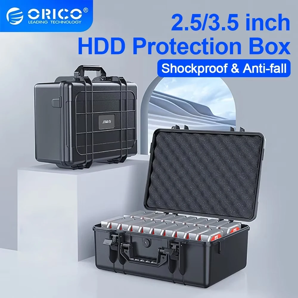 ORICO 20 Bay 3.5 inch hard drive HDD Protection Storage Case External Box Portable Multi Bay For Outdoor Dustproof shockproof
ORICO 20 Bay 3.5 inch hard drive HDD Protection Storage Case External Box Portable Multi Bay For Outdoor Dustproof shockproof