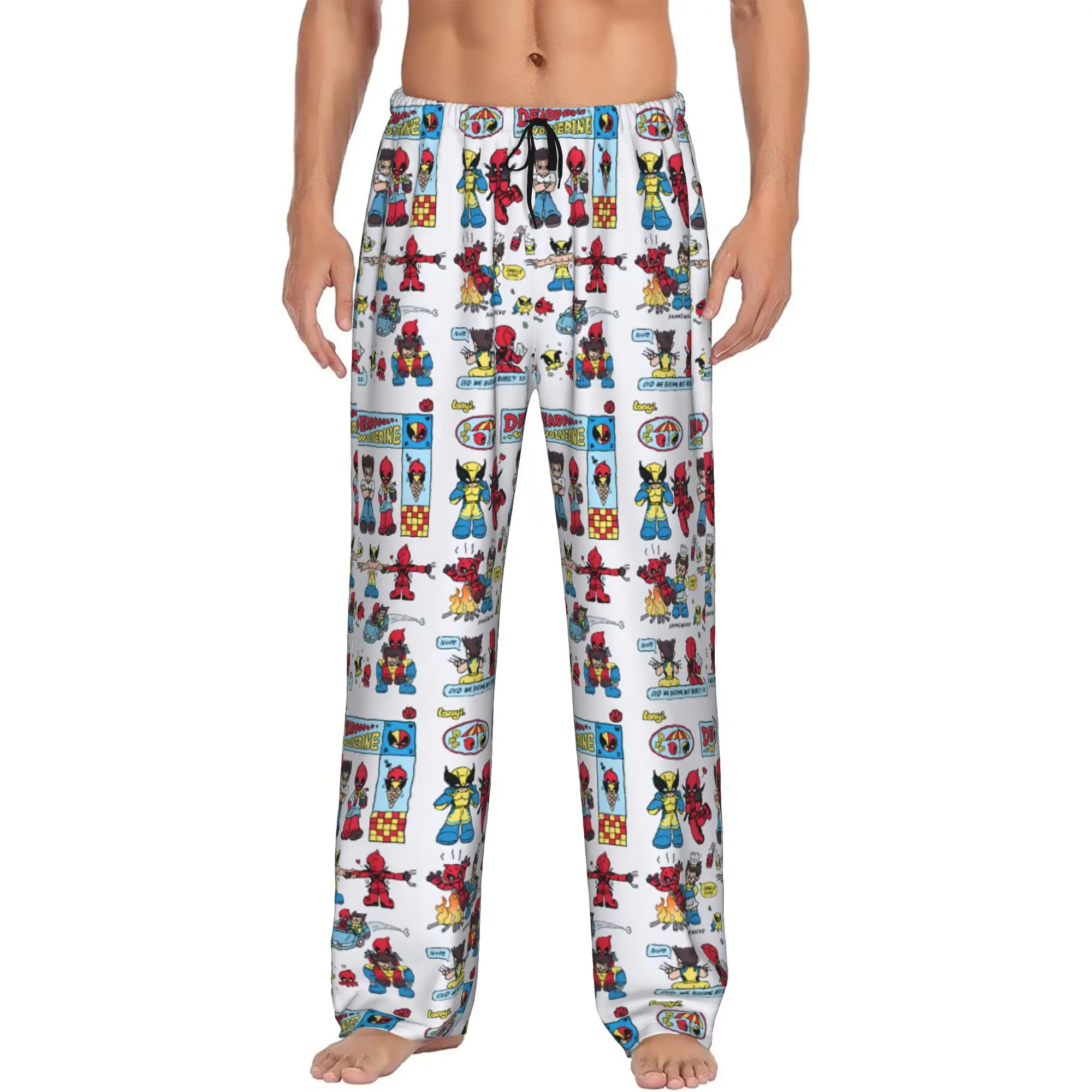 Custom Printed Men's W-Wolverine Comic Wallpaper Pajama Pants Sleepwear Sleep Lounge Bottoms with Pockets
Custom Printed Men's W-Wolverine Comic Wallpaper Pajama Pants Sleepwear Sleep Lounge Bottoms with Pockets