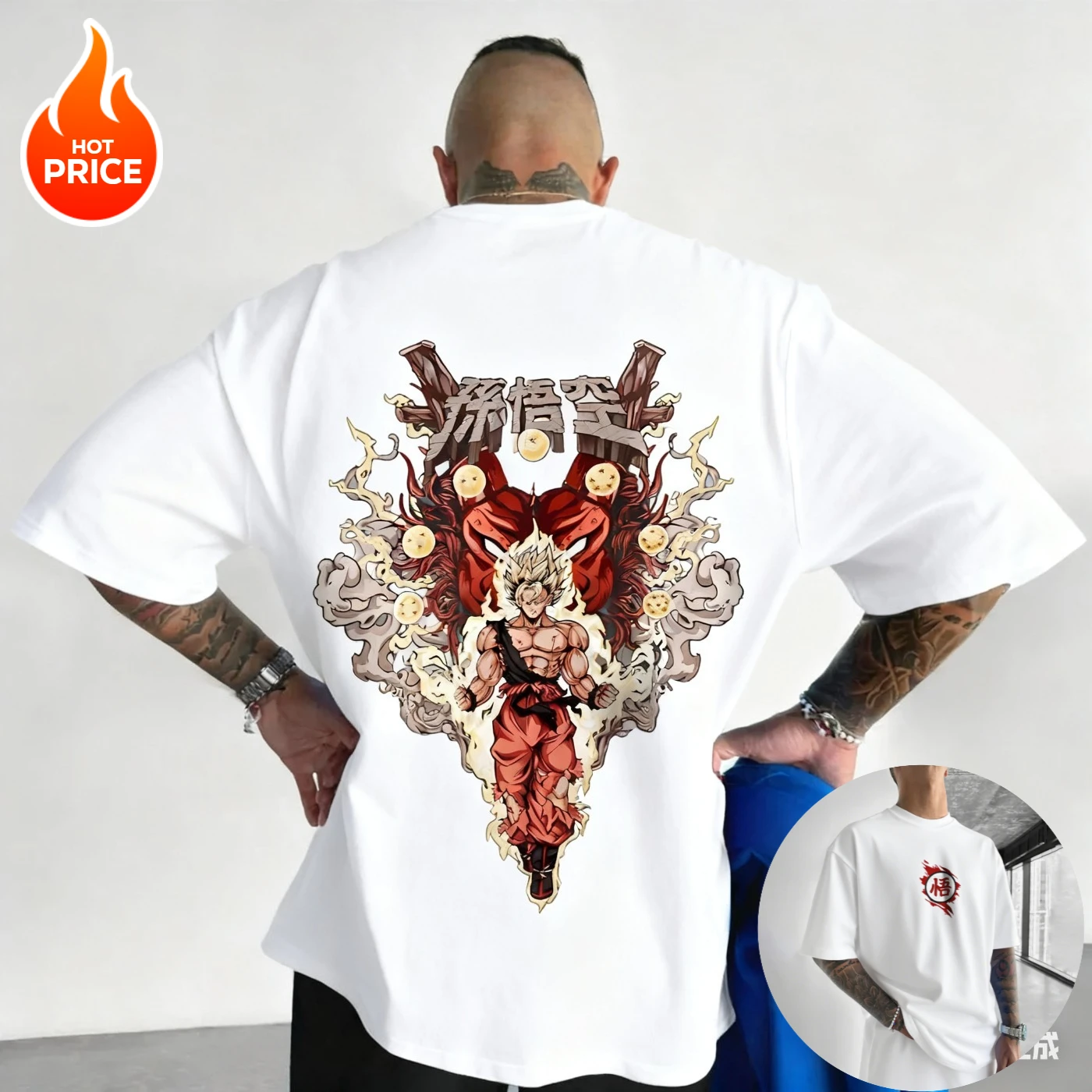 Son Goku Anime Dragon Ball Super Saiyan Harajuku Summer T-Shirt Men Oversized Retro Street Women Casual Short-Sleeve Unisex Tee
Son Goku Anime Dragon Ball Super Saiyan Harajuku Summer T-Shirt Men Oversized Retro Street Women Casual Short-Sleeve Unisex Tee