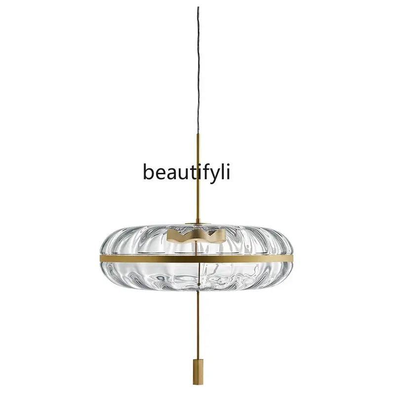 Light Luxury round Restaurant round Clear Glass Nordic Bedroom Clothing Store Pumpkin Chandelier
Light Luxury round Restaurant round Clear Glass Nordic Bedroom Clothing Store Pumpkin Chandelier