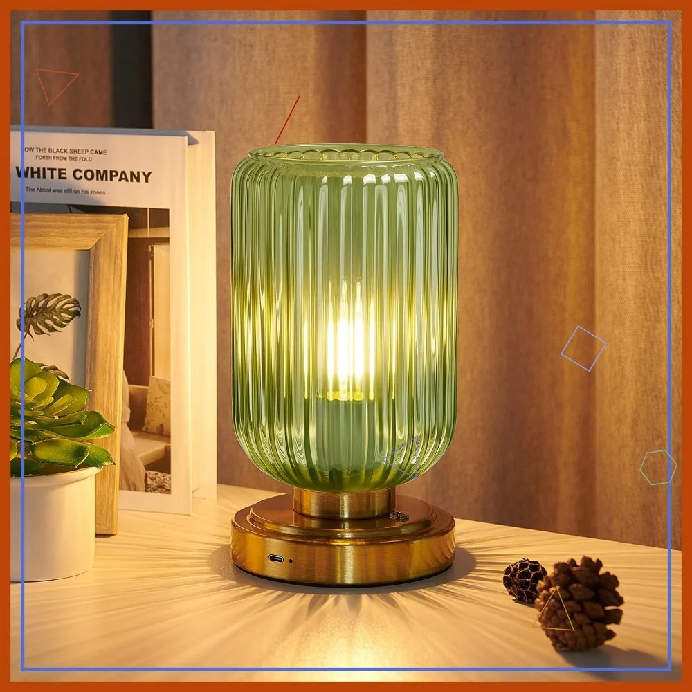 Беспроводная настольная лампа с аккумулятором 7500 мАч, сенсорным диммером, золотым основанием и зеленым стеклянным плафоном для спальни, гостиной, рабочего стола
Беспроводная настольная лампа с аккумулятором 7500 мАч, сенсорным диммером, золотым основанием и зеленым стеклянным плафоном для спальни, гостиной, рабочего стола