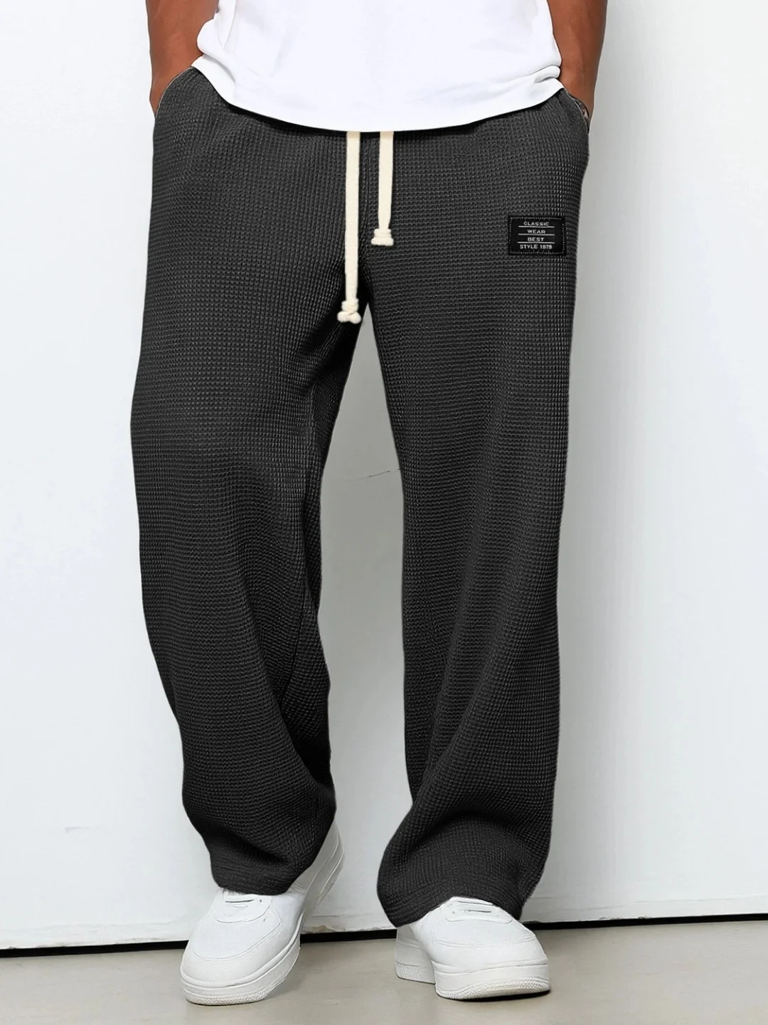Men's Spring and Autumn Trendy Brand Loose Drape Straight-leg Sweatpants Casual Wide-leg Sporty Casual Trousers Male Clothing
Men's Spring and Autumn Trendy Brand Loose Drape Straight-leg Sweatpants Casual Wide-leg Sporty Casual Trousers Male Clothing
