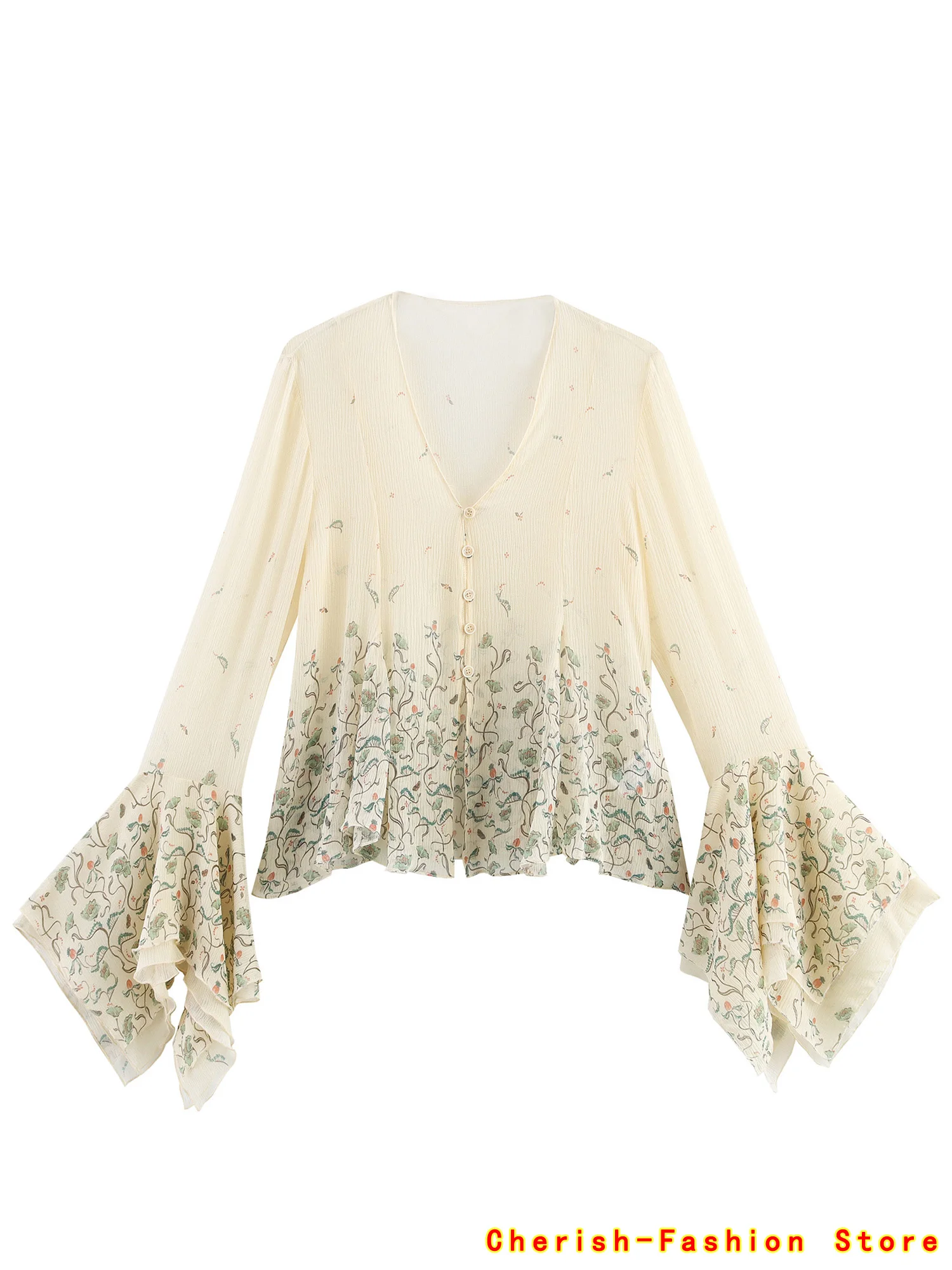 Новинка 2023 года, женская блузка, модная однобортная рубашка в европейском и американском стиле, простой рукав-фонарик с v-образным вырезом, топ с рюшами и рукавами
Новинка 2023 года, женская блузка, модная однобортная рубашка в европейском и американском стиле, простой рукав-фонарик с v-образным вырезом, топ с рюшами и рукавами