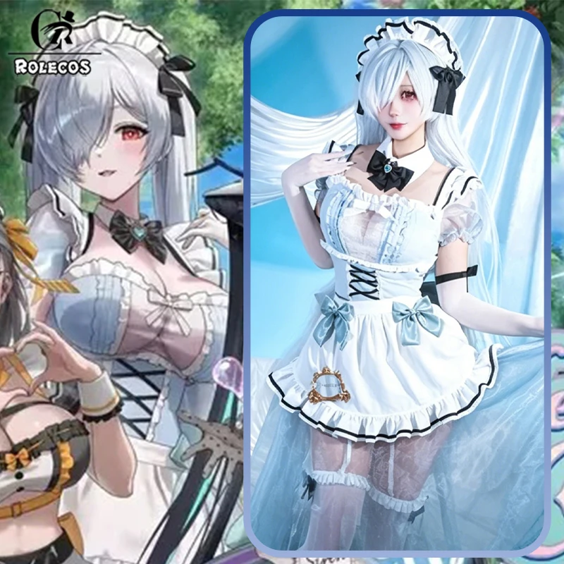 ROLECOS Game nikke Goddess of Victory Cinderella Cosplay Costume Cafe Maid Cosplay Women Halloween Carnival Party Uniform
ROLECOS Game nikke Goddess of Victory Cinderella Cosplay Costume Cafe Maid Cosplay Women Halloween Carnival Party Uniform