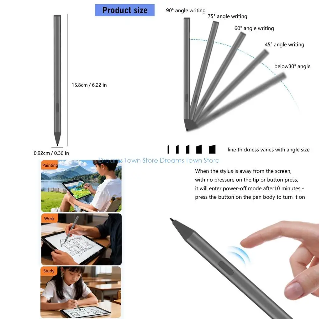 HX6A USI 2.0 Electronic Pen for Touchable Screen Electronic Pencil High Sensitivity Electronic Pen 4096 Pressure Sensitivity
HX6A USI 2.0 Electronic Pen for Touchable Screen Electronic Pencil High Sensitivity Electronic Pen 4096 Pressure Sensitivity