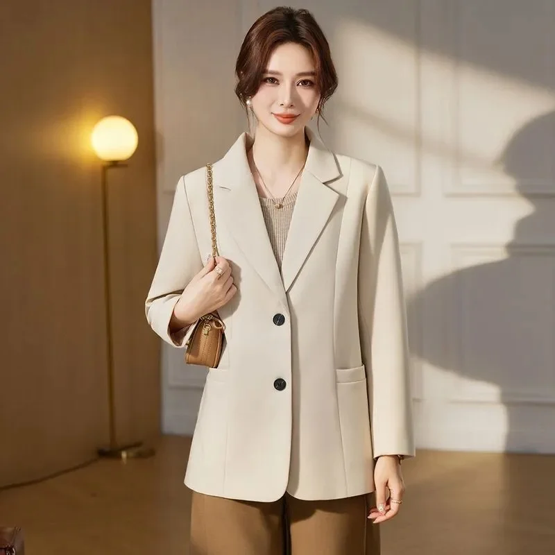 Korean Ladies New Solid Color Casual Suit Coat Autumn Women Fashion Loose Top Jacket Spring Female Large Size 5XL Blazer Outwear
Korean Ladies New Solid Color Casual Suit Coat Autumn Women Fashion Loose Top Jacket Spring Female Large Size 5XL Blazer Outwear