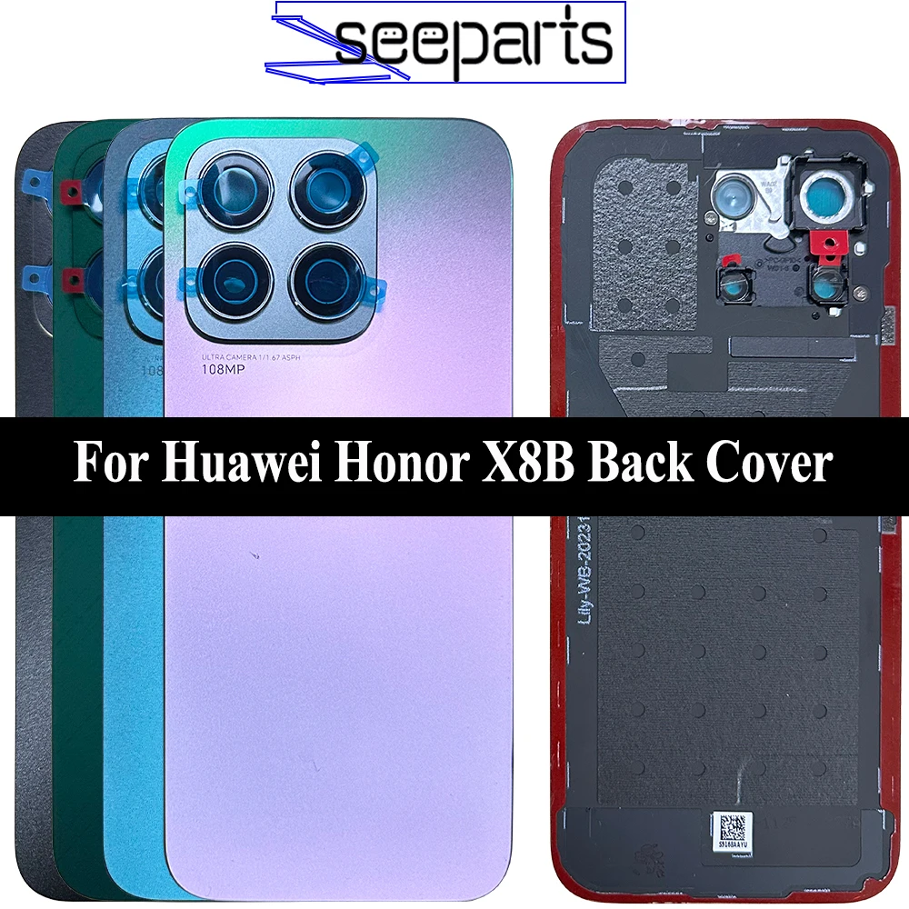 New For Honor X8B Battery Back Cover Rear Housing Door Case Replacement Parts For LLY-LX1, LLY-LX2, LLY-LX3 Back Cover
New For Honor X8B Battery Back Cover Rear Housing Door Case Replacement Parts For LLY-LX1, LLY-LX2, LLY-LX3 Back Cover