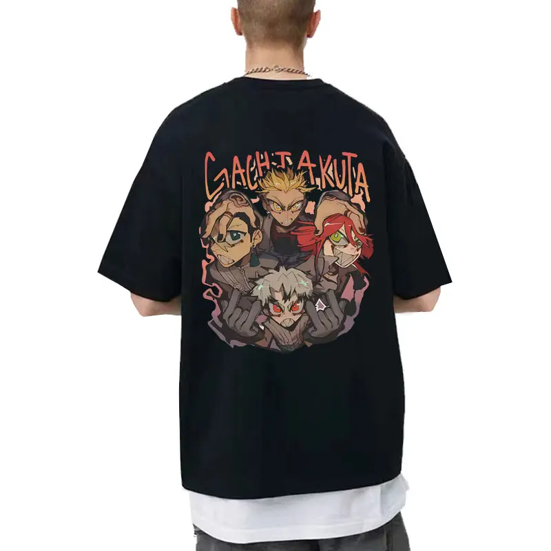 Anime Gachiakuta Rudo Enjin Zanka Riyo T-shirt Men's Women's Clothing Cartoon Manga Oversized T Shirts Unisex Soft Cotton Tshirt
Anime Gachiakuta Rudo Enjin Zanka Riyo T-shirt Men's Women's Clothing Cartoon Manga Oversized T Shirts Unisex Soft Cotton Tshirt
