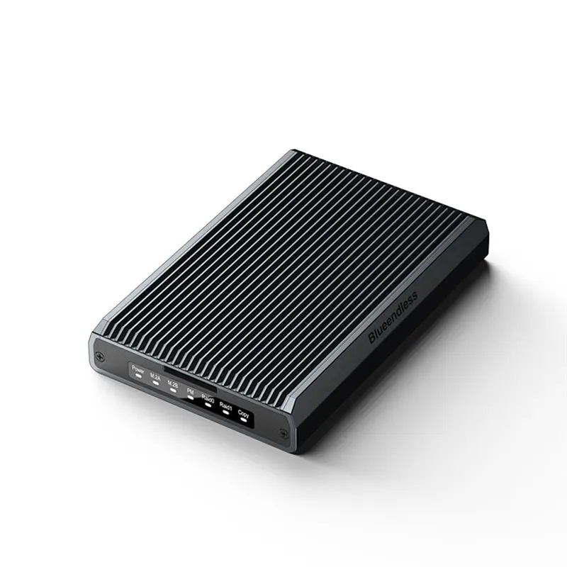 BLUEENDLESS M. 2 SATA Nvme SSD Enclosure 2 Bay RAID External Dual-Bay Case For M. 2 Nvme SATA Ssds Up To 16TB
BLUEENDLESS M. 2 SATA Nvme SSD Enclosure 2 Bay RAID External Dual-Bay Case For M. 2 Nvme SATA Ssds Up To 16TB