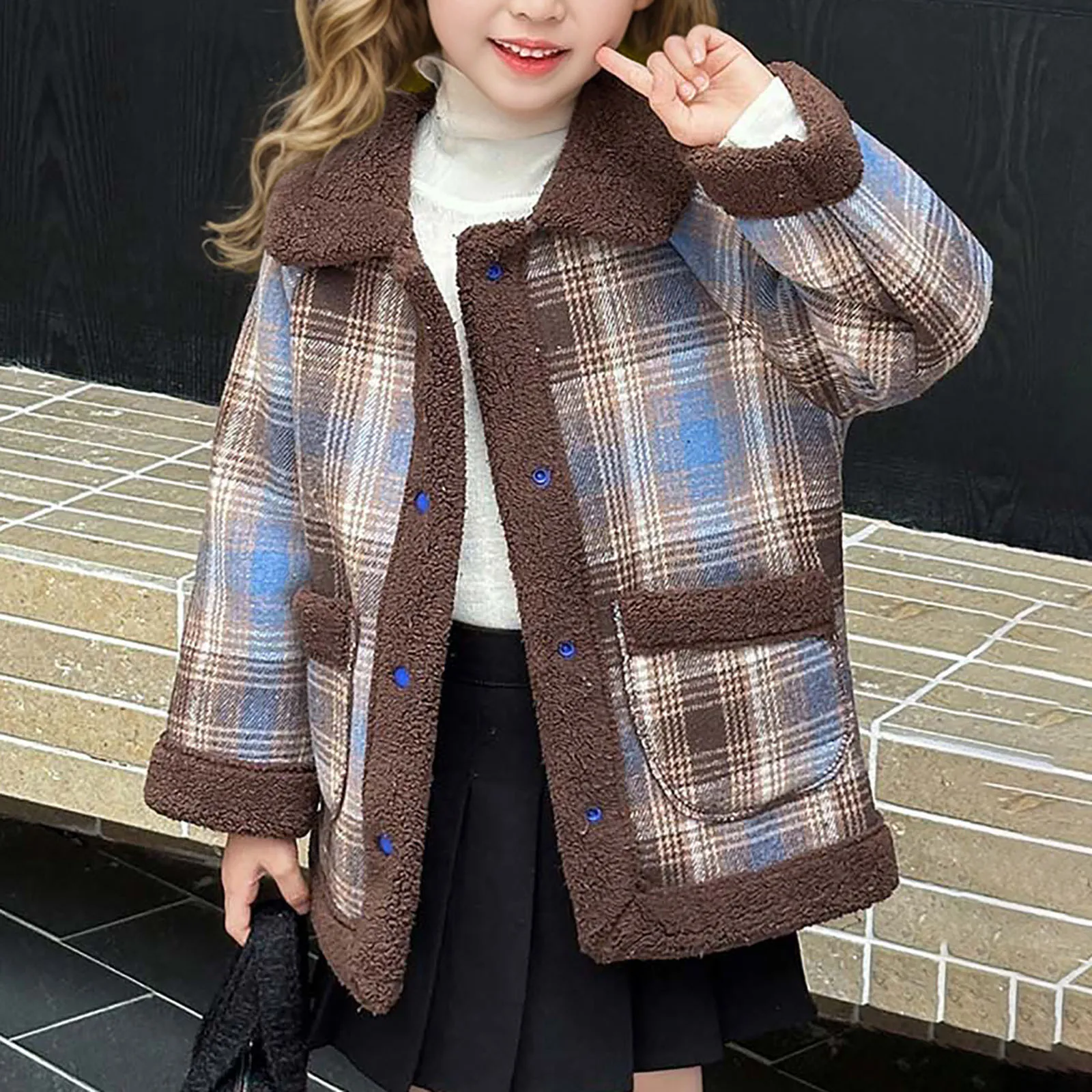 Baby Coat Girl Comfortable Soft Stylish Plaid Fleece Lined Jackets For Boys And Girls Warm And Trench Coats for Girls Size 14
Baby Coat Girl Comfortable Soft Stylish Plaid Fleece Lined Jackets For Boys And Girls Warm And Trench Coats for Girls Size 14
