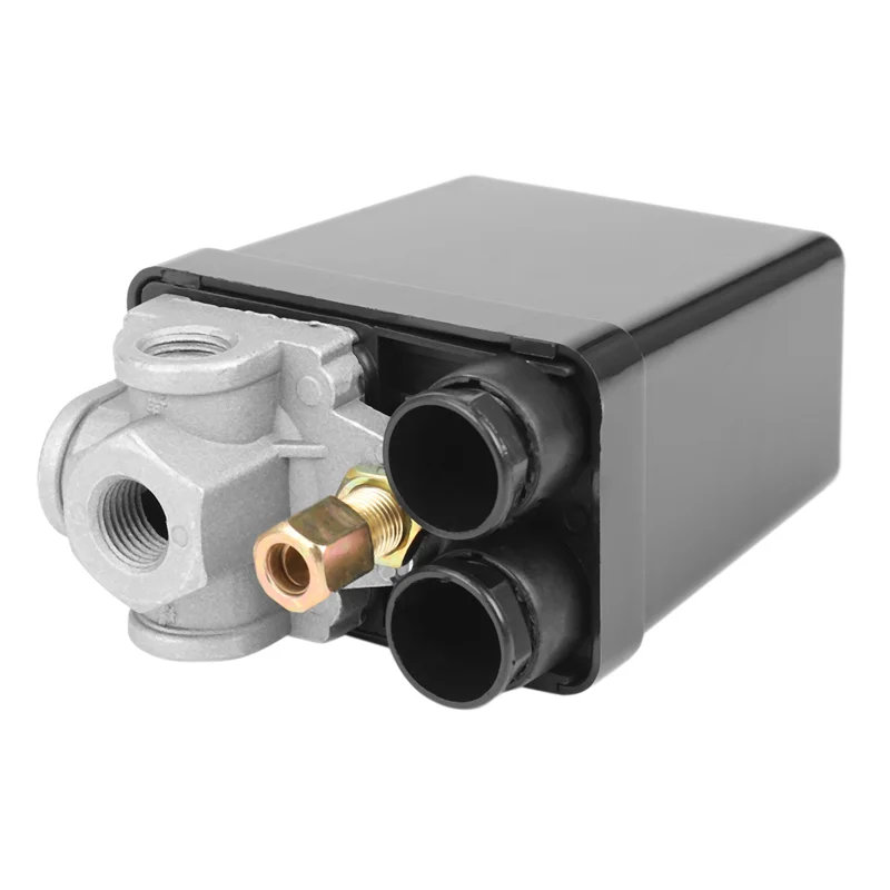 AONEQ-6X Heavy Duty Air Compressor Pressure Switch Control Valve 90 PSI -120 PSI Black
AONEQ-6X Heavy Duty Air Compressor Pressure Switch Control Valve 90 PSI -120 PSI Black