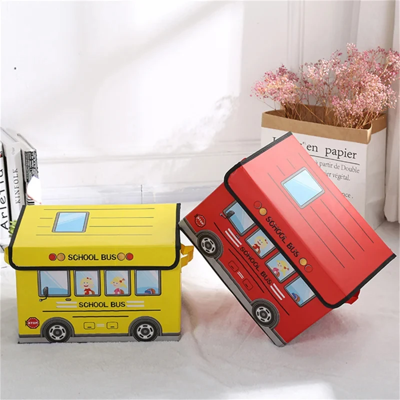 Foldable Children's Toy Storage Box: School Bus-Shaped Fabric Storage Box with Handles—Portable Travel Storage Box
Foldable Children's Toy Storage Box: School Bus-Shaped Fabric Storage Box with Handles—Portable Travel Storage Box