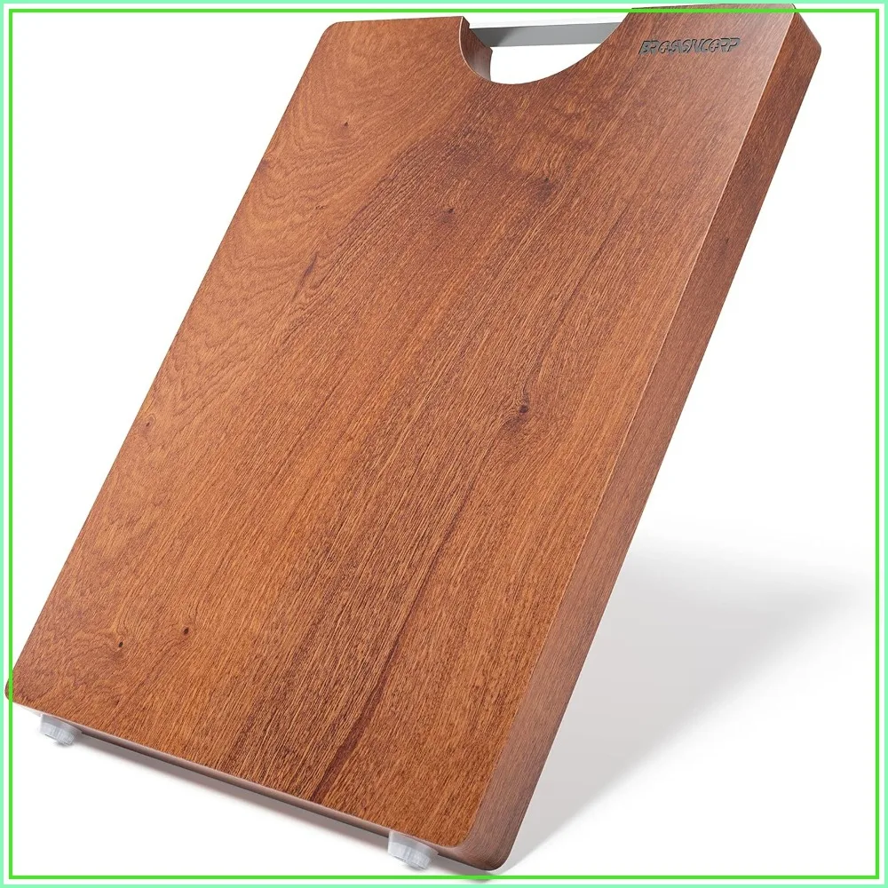 Real Solid Sapele Cutting Board One Piece No Glue Non Toxic Thick Hard Wood Heavy Duty Edge Grain Medium 14.96x11.02x0.98 Inch
Real Solid Sapele Cutting Board One Piece No Glue Non Toxic Thick Hard Wood Heavy Duty Edge Grain Medium 14.96x11.02x0.98 Inch