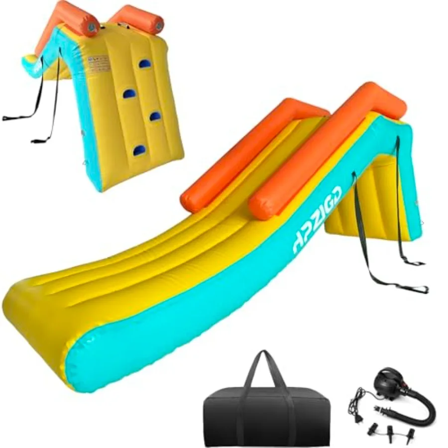 Inflatable Pontoon Slide Quick Setup Portable Water Slide for Boat Dock Lake Pool Summer Party Blue Durable PVC Material with R
Inflatable Pontoon Slide Quick Setup Portable Water Slide for Boat Dock Lake Pool Summer Party Blue Durable PVC Material with R