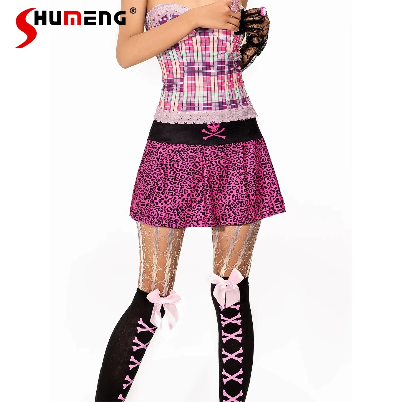 Vintage Design Sense Leopard Print High-waisted Mini Skirt Women Millennial Y2k Girls Singing Clothes Punk A-line Short Skirts
Vintage Design Sense Leopard Print High-waisted Mini Skirt Women Millennial Y2k Girls Singing Clothes Punk A-line Short Skirts