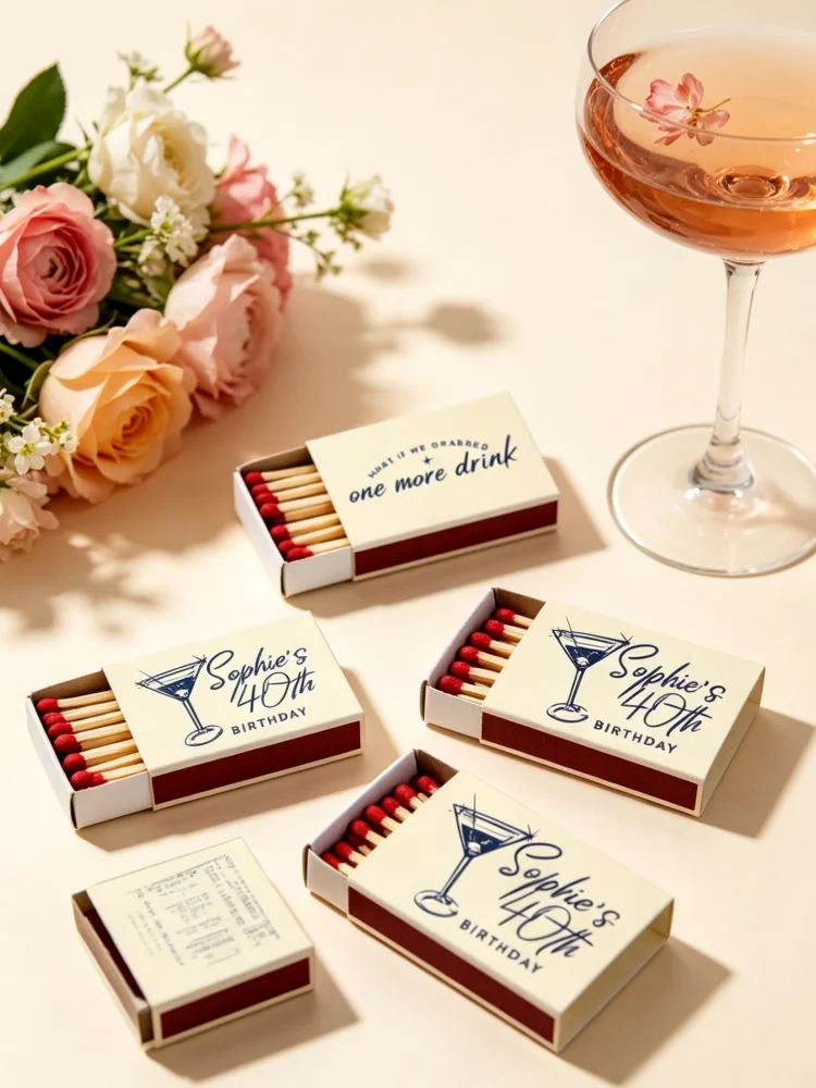 Set of Custom Personalized Matchboxes Unique Birthday Gifts for Her
Set of Custom Personalized Matchboxes Unique Birthday Gifts for Her
