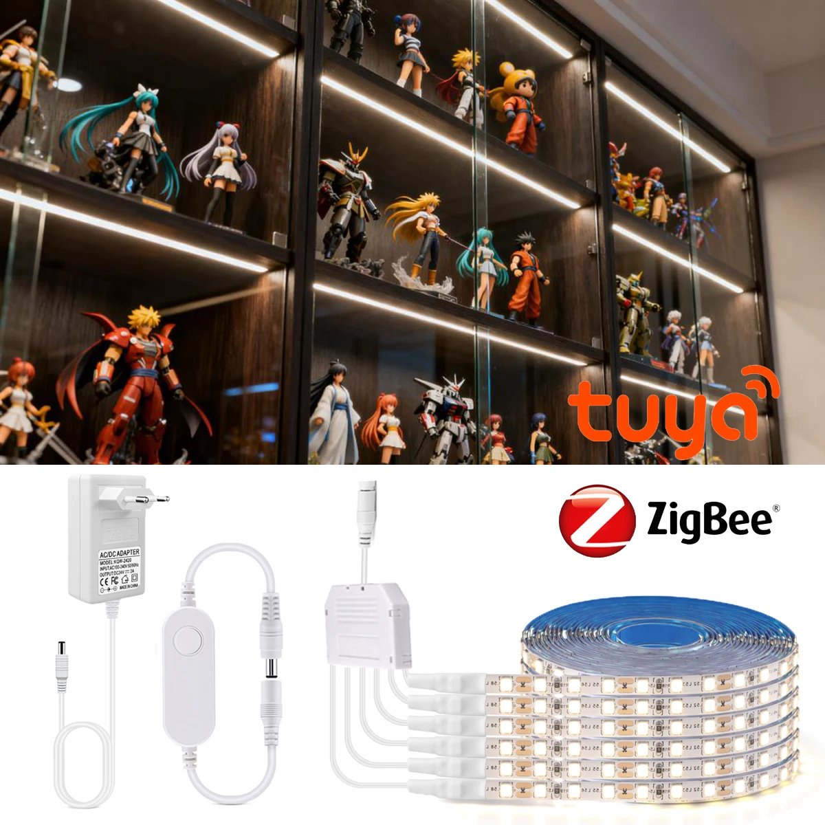 Светодиодная лампа Smart Voice APP Control, 1-6 шт., 12 В, Zigbee 2835, световая лента с регулируемой яркостью для коллекции вина, шоу, шкафа, настенного декора
Светодиодная лампа Smart Voice APP Control, 1-6 шт., 12 В, Zigbee 2835, световая лента с регулируемой яркостью для коллекции вина, шоу, шкафа, настенного декора