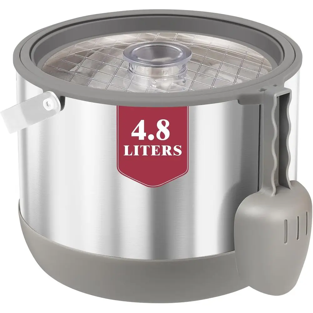 Изолированное ведро для льда или вечеринок объемом 5QT/4,8 л, большое вместительное ведро для напитков с двойными стенками, совоккой и крышкой или шампанским, вином, коктейлем
Изолированное ведро для льда или вечеринок объемом 5QT/4,8 л, большое вместительное ведро для напитков с двойными стенками, совоккой и крышкой или шампанским, вином, коктейлем