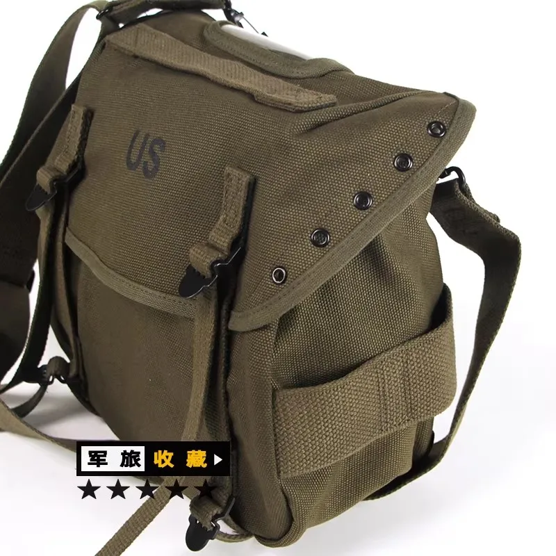 US Vietnam War M1961 Olive Green Waist Bag Retro Tactical Multi functional Shoulder Bag
US Vietnam War M1961 Olive Green Waist Bag Retro Tactical Multi functional Shoulder Bag