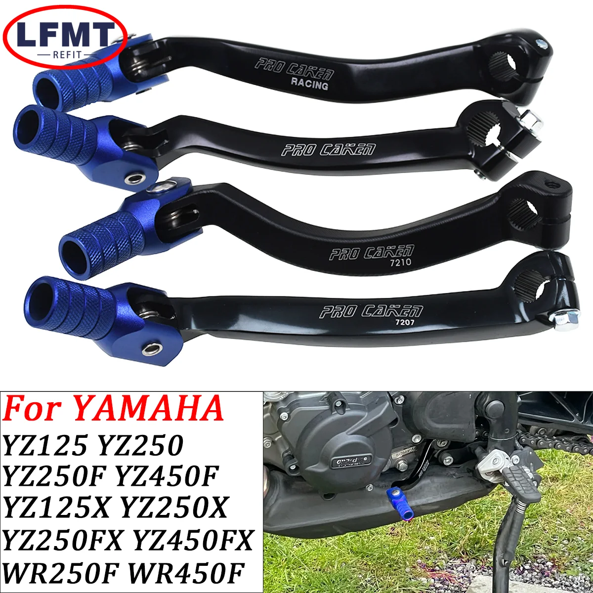 For YAMAHA YZ125 250 YZ250F 450F YZ125X 250X YZ250FX YZ450FX WR250F WR450F 2005-2023 Motorcycle Accessories Gear Shift Lever
For YAMAHA YZ125 250 YZ250F 450F YZ125X 250X YZ250FX YZ450FX WR250F WR450F 2005-2023 Motorcycle Accessories Gear Shift Lever