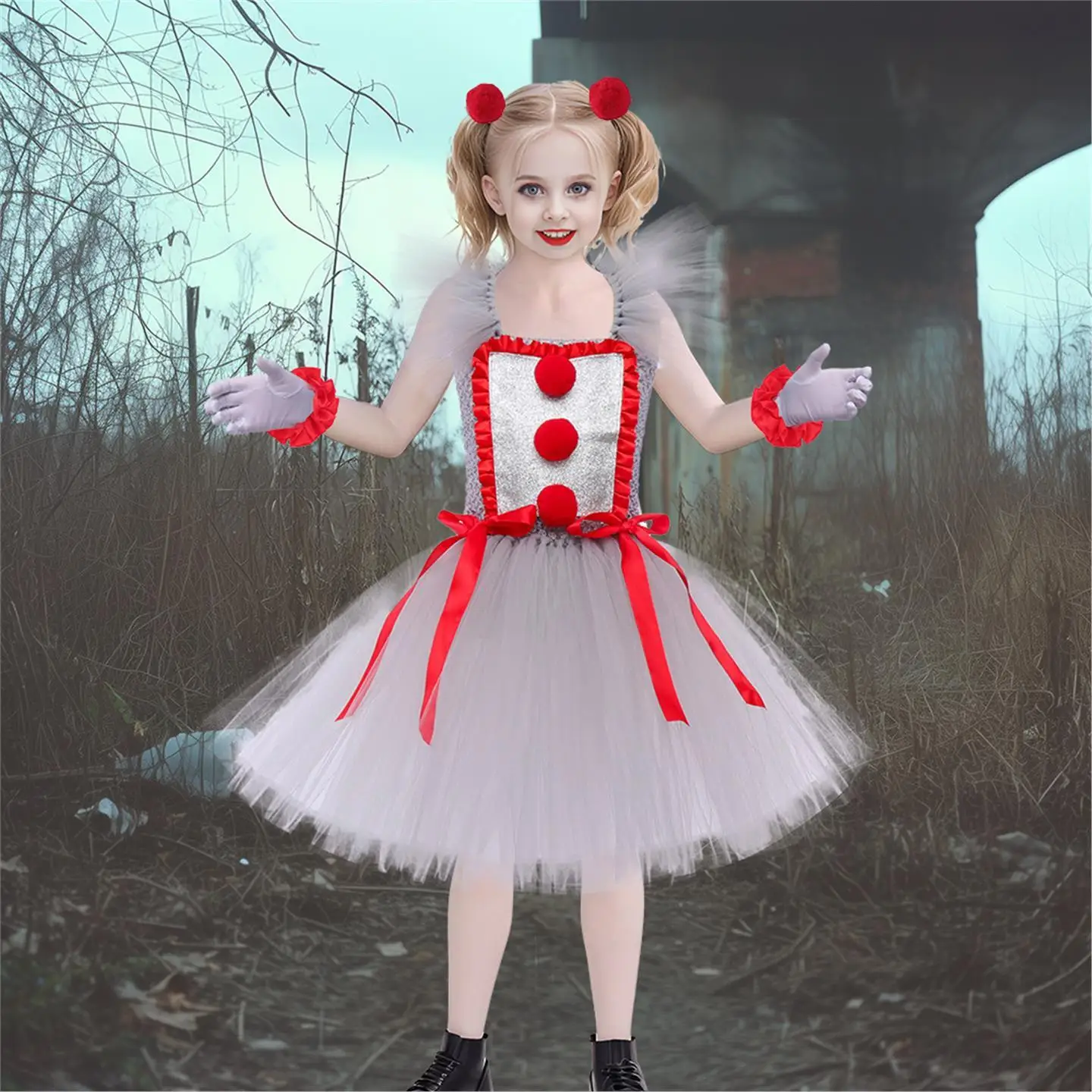 loween Terror Clown Cosplay Dr Girls Tulle Skirt Me Puffy Skirt Children's Costume Funny Scary Clown Outfit for Kids
loween Terror Clown Cosplay Dr Girls Tulle Skirt Me Puffy Skirt Children's Costume Funny Scary Clown Outfit for Kids