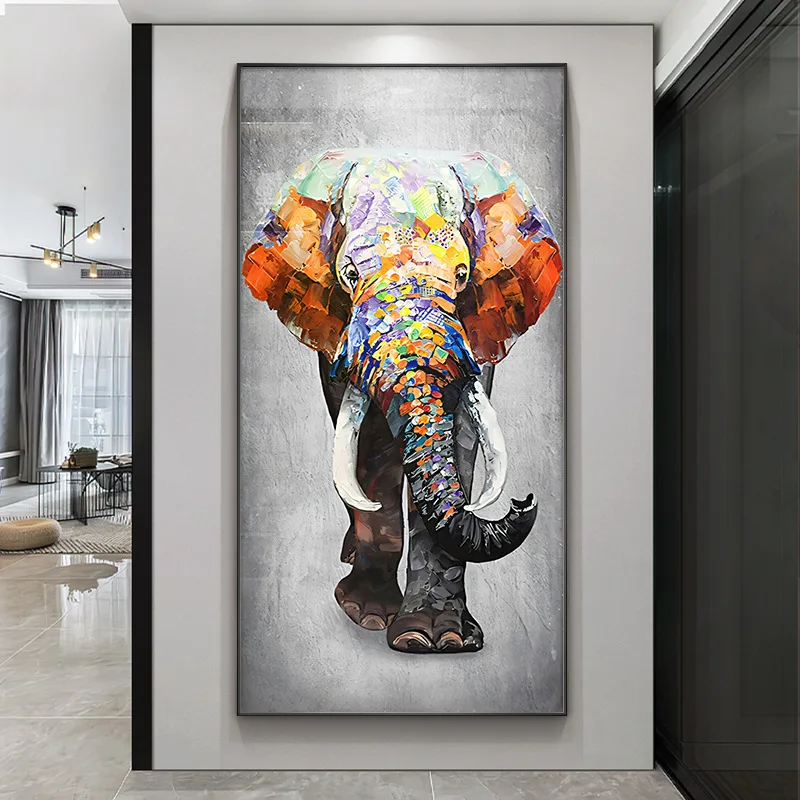 Dafen Oil Painting Village Modern Simple Animal Elephant Hanging Painting Advanced Decorative Canvas Painting
Dafen Oil Painting Village Modern Simple Animal Elephant Hanging Painting Advanced Decorative Canvas Painting