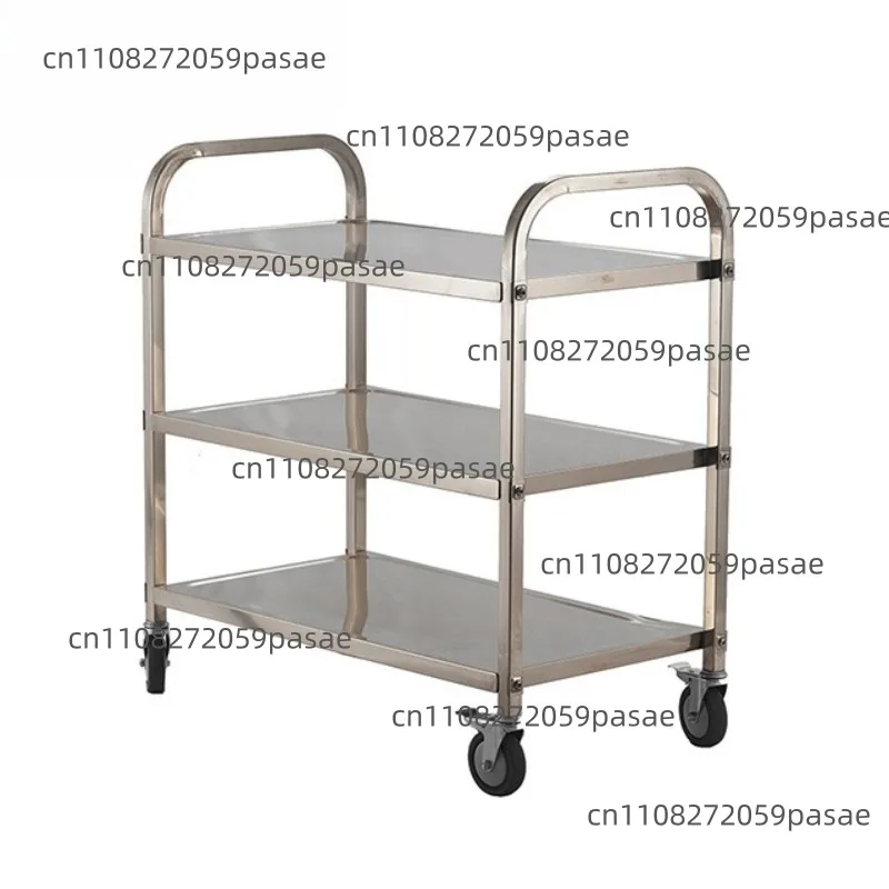 Stainless Steel Food Service Cart, Three-Tier Dish Return Cart, Mobile Kitchen Serving Cart
Stainless Steel Food Service Cart, Three-Tier Dish Return Cart, Mobile Kitchen Serving Cart