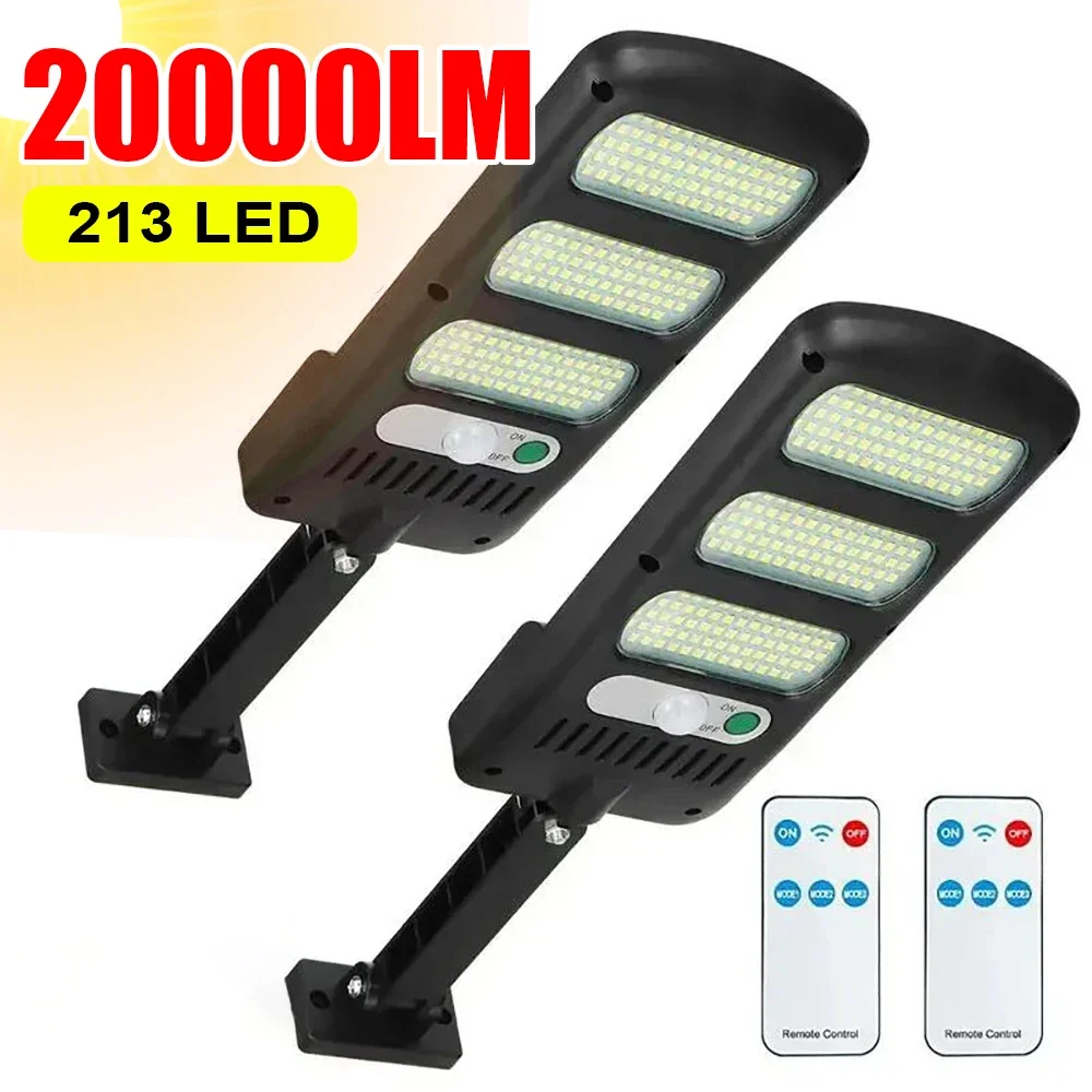 Solar Outdoor Lights Motion Sensor 20000LM Solar Lamp Street Light Garden Lamp Wall Lantern 3 Modes IP65 Waterproof Sunlight
Solar Outdoor Lights Motion Sensor 20000LM Solar Lamp Street Light Garden Lamp Wall Lantern 3 Modes IP65 Waterproof Sunlight