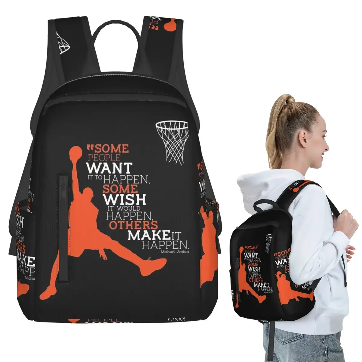 Basketball Dream Art Backpack Student Boys Girls BookBag Children School Bag Laptop Shoulder Bags for Men Women
Basketball Dream Art Backpack Student Boys Girls BookBag Children School Bag Laptop Shoulder Bags for Men Women