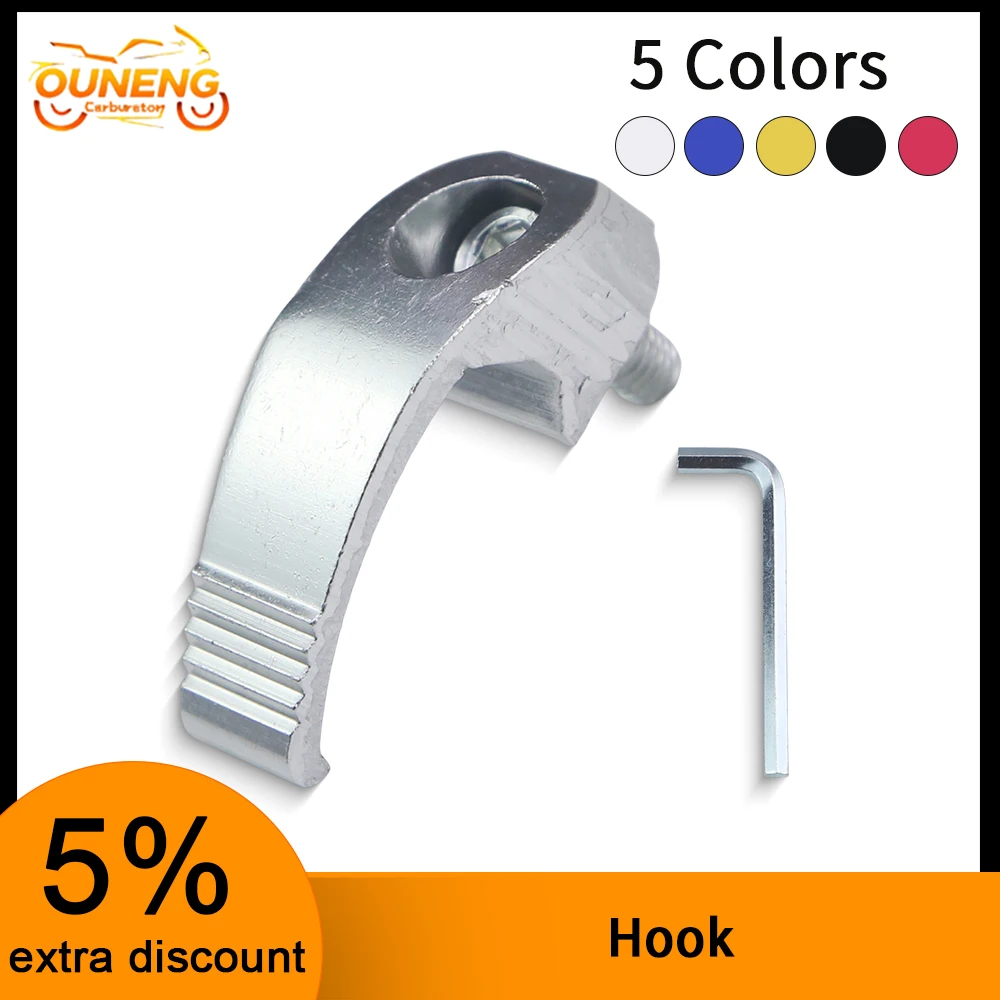 Practical Vehicle Helmet Hanging Holder Lightweight Aluminium Alloy Single Hole Hook For Daily Riding Use
Practical Vehicle Helmet Hanging Holder Lightweight Aluminium Alloy Single Hole Hook For Daily Riding Use