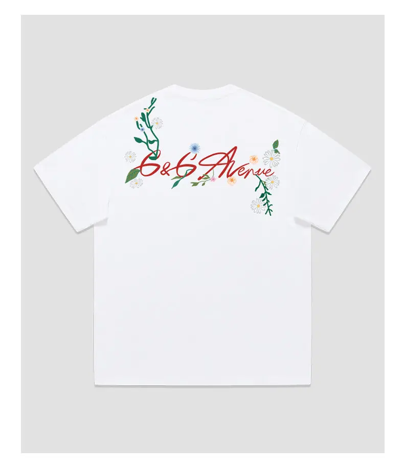 Luxury-luxury trendy summer pure cotton casual T-shirt, new style 26, short-sleeved body shirt with floral print on the back
Luxury-luxury trendy summer pure cotton casual T-shirt, new style 26, short-sleeved body shirt with floral print on the back