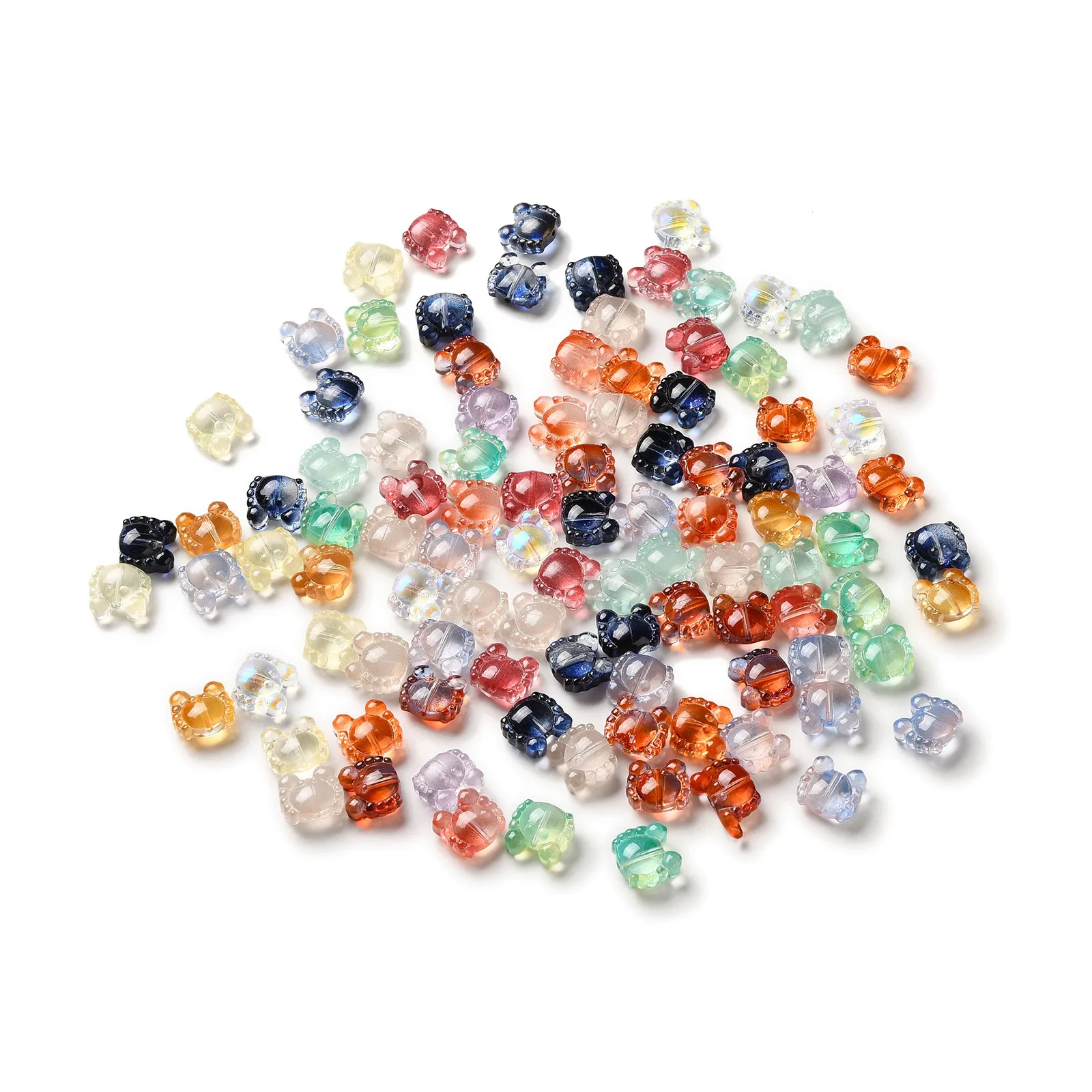 100pcs Transparent Glass Beads Flower Crescent Moon Crab Loose Spacer For Jewelry Making DIY Handmade Necklace Bracelet
100pcs Transparent Glass Beads Flower Crescent Moon Crab Loose Spacer For Jewelry Making DIY Handmade Necklace Bracelet