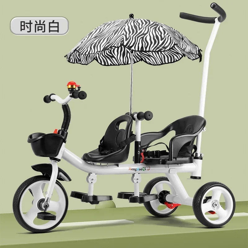 Children's Tricycle Double Baby Bicycle Twin Handcart Baby Lightweight Stroller Large Size Manufacturer Wholesale
Children's Tricycle Double Baby Bicycle Twin Handcart Baby Lightweight Stroller Large Size Manufacturer Wholesale