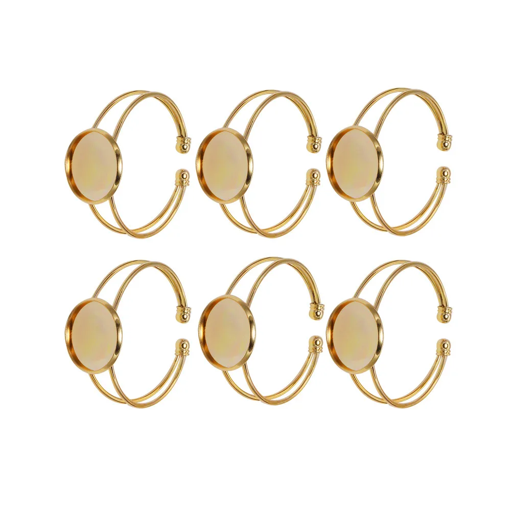 6Pcs Copper Jewelry Making Bracelets Bezel Round Plate 20Mm Rustproof DIY Resin Cameo Pendant Oval Copper Tray for Custom Wrist
6Pcs Copper Jewelry Making Bracelets Bezel Round Plate 20Mm Rustproof DIY Resin Cameo Pendant Oval Copper Tray for Custom Wrist