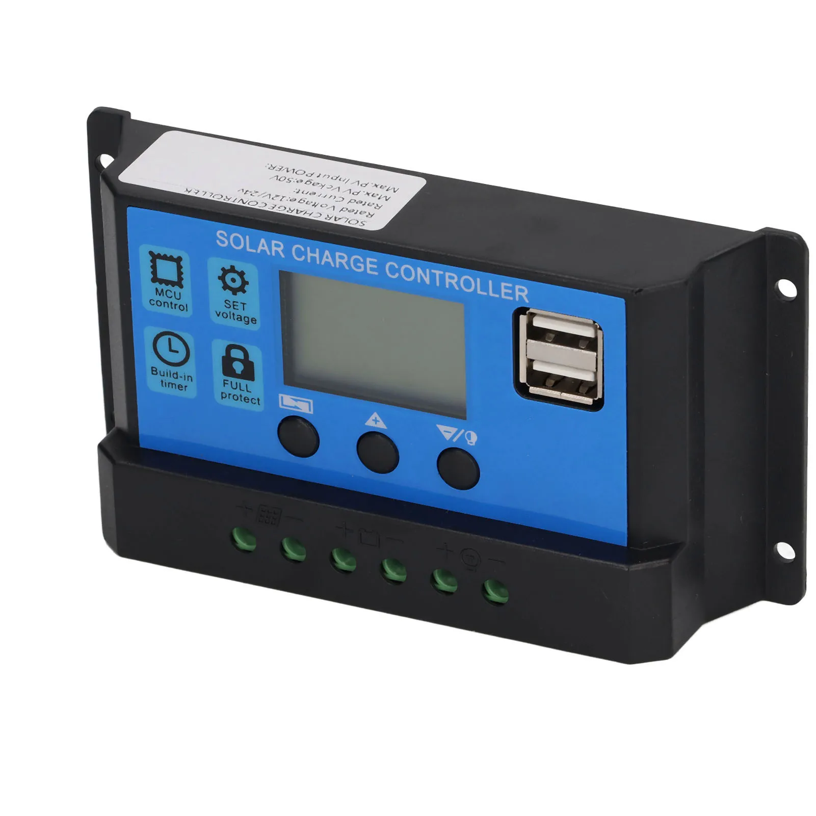 12V 24V Solar Panel Controller PWM Photovoltaic Regulator LCD Display MPPT Solar Charger 100A
12V 24V Solar Panel Controller PWM Photovoltaic Regulator LCD Display MPPT Solar Charger 100A