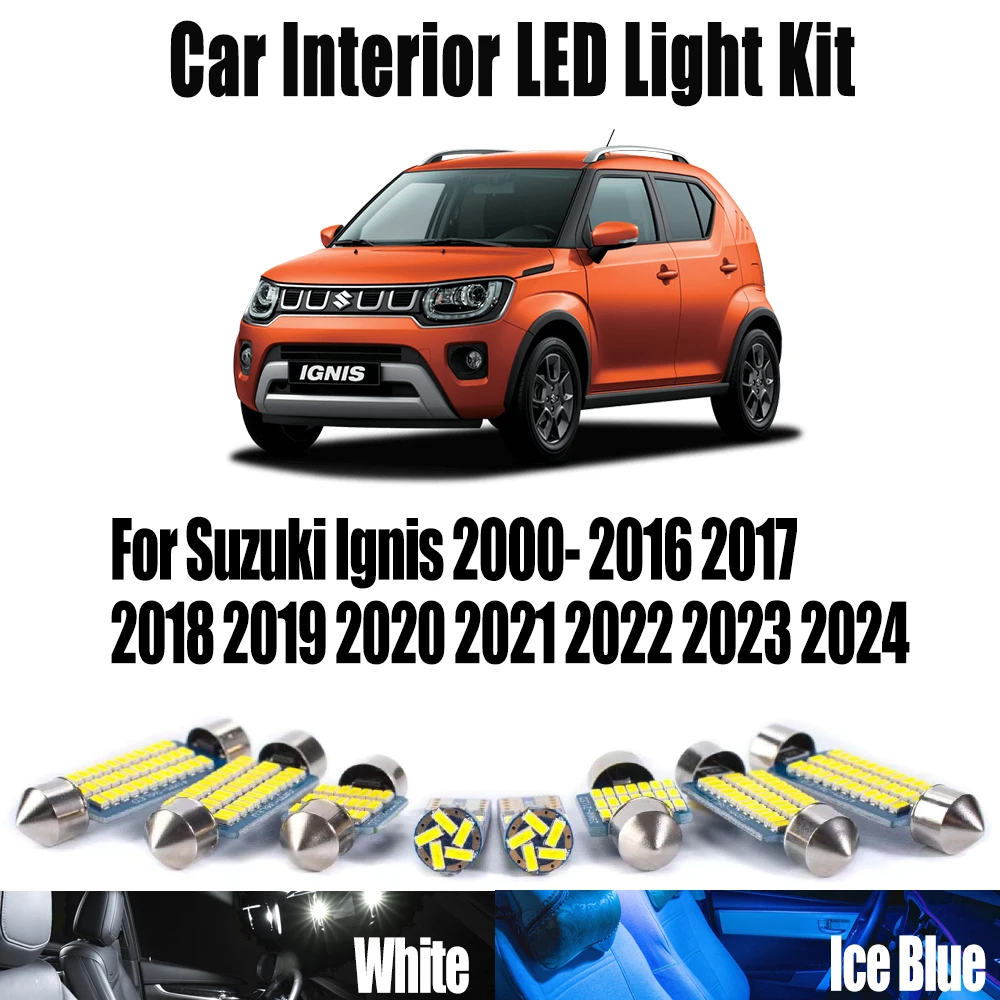 For Suzuki Ignis 2000- 2016 2017 2018 2019 2020 2021 2022 2023 2024 Car Accessorie Interior Ceiling Light LED Bulbs Kit Canbus
For Suzuki Ignis 2000- 2016 2017 2018 2019 2020 2021 2022 2023 2024 Car Accessorie Interior Ceiling Light LED Bulbs Kit Canbus