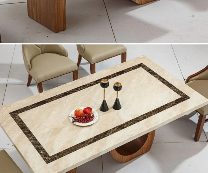 Medieval American retro solid wood dining table, marble home small apartment dining table
Medieval American retro solid wood dining table, marble home small apartment dining table