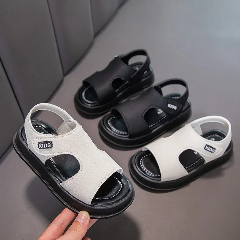 Beach Shoes Open Toes Non-slip Casual Sandals Handsome Soft Sole 2025 Summer New Children Fashion Shoes Hook&loop Trend
Beach Shoes Open Toes Non-slip Casual Sandals Handsome Soft Sole 2025 Summer New Children Fashion Shoes Hook&loop Trend