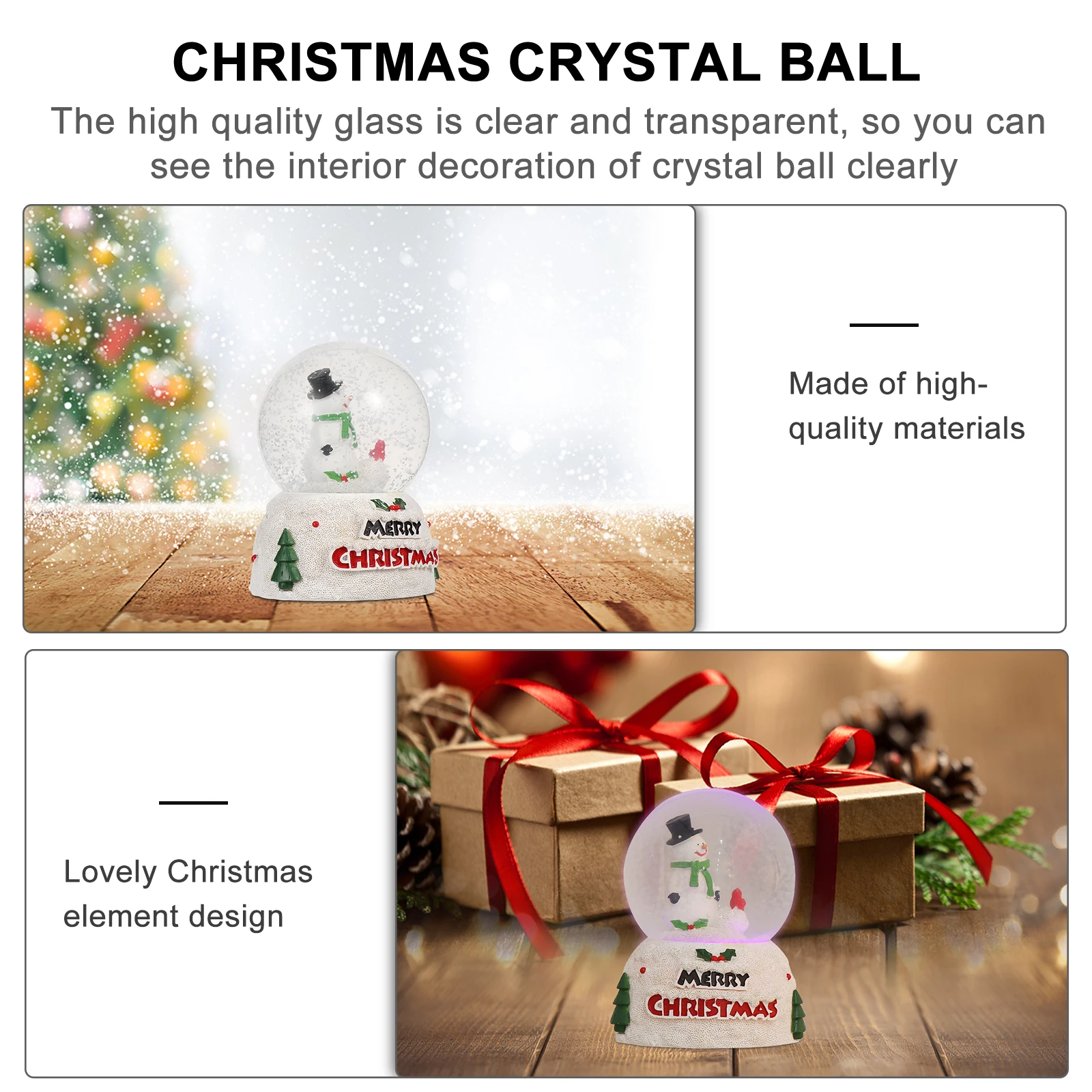 Glowing Crystal Ball Ornament Holiday Snow Globe Small Snowman Ornaments Decor s Christmas
Glowing Crystal Ball Ornament Holiday Snow Globe Small Snowman Ornaments Decor s Christmas