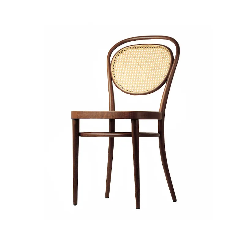 Modern Nordic Style Rattan Back Solid Wood Dining Chair Woven Rattan Seat
Modern Nordic Style Rattan Back Solid Wood Dining Chair Woven Rattan Seat